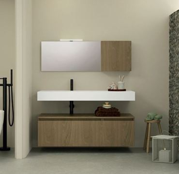 ΕΠΙΠΛΟ ΜΠΑΝΙΟΥ ΜΕΛΑΜΙΝΗ X-SOLID BASIN 3 121εκ.